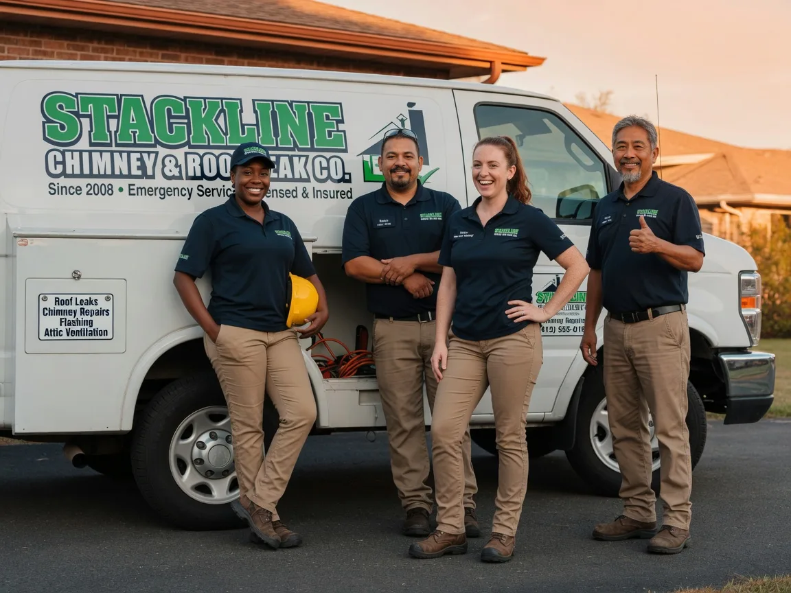 Chimney flashing repair company in Evans, WA